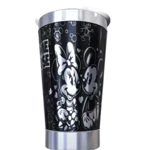 Copo térmico personalizado Copo Personalizado Mickey Mouse com gravação a laser em 360 graus