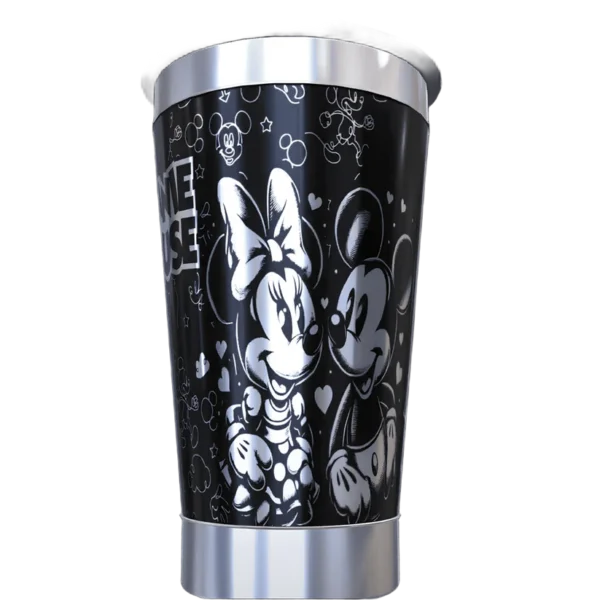 Copo térmico personalizado Copo Personalizado Mickey Mouse com gravação a laser em 360 graus