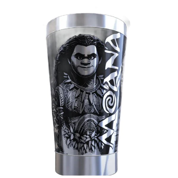 Copo térmico personalizado Copo Personalizado Moana1 com gravação a laser em 360 graus