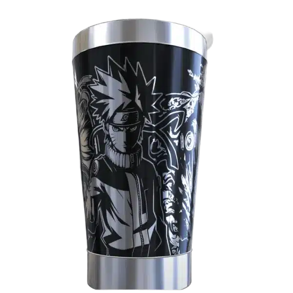 Copo térmico personalizado Copo Personalizado Naruto2 com gravação a laser em 360 graus