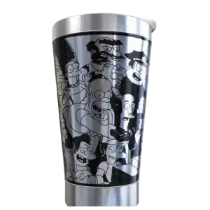 Copo térmico personalizado Copo Personalizado Os Simpsons com gravação a laser em 360 graus