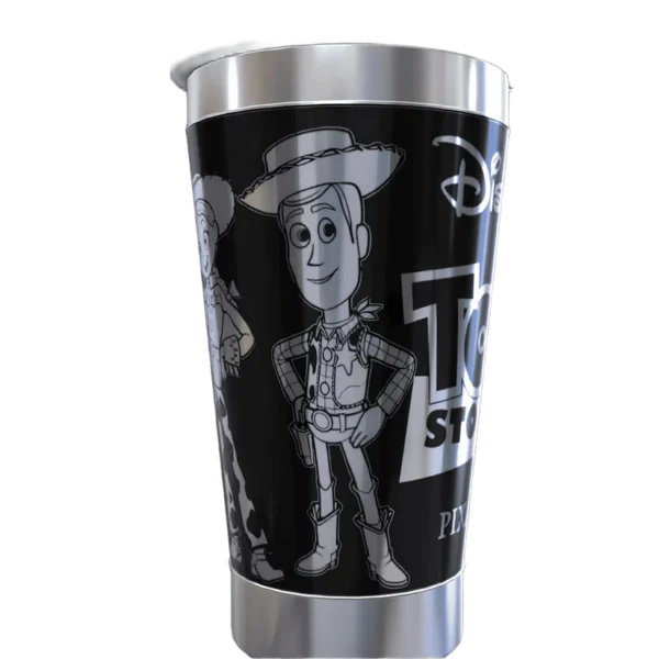Copo térmico personalizado Copo Personalizado Toy Story 1′ com gravação a laser em 360 graus
