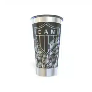 Copo térmico personalizado Copo Termico Atletico Mineiro com gravação a laser em 360 graus
