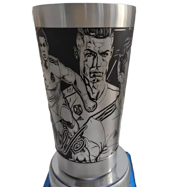 Copo térmico personalizado Copo Termico CR7 3 com gravação a laser em 360 graus