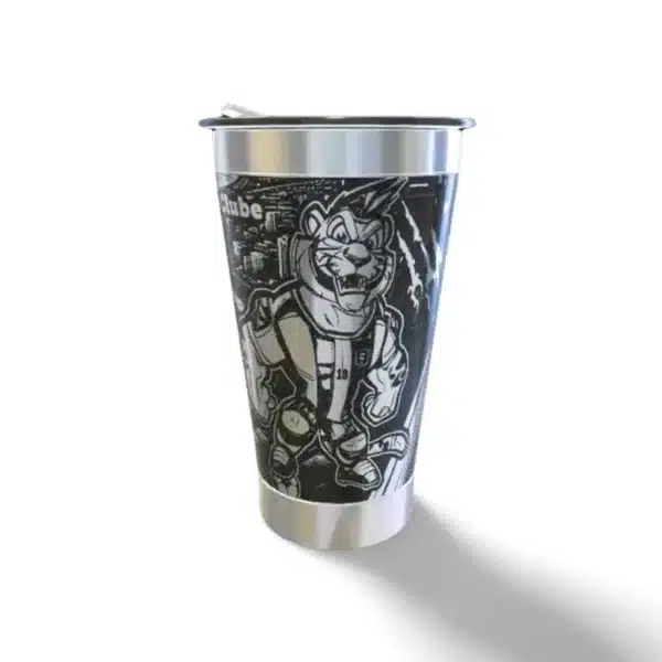 Copo térmico personalizado Copo Termico Criciuma com gravação a laser em 360 graus