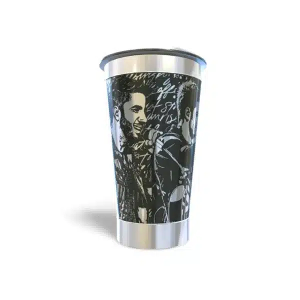 Copo térmico personalizado Copo Térmico Cristiano Araújo 2 com gravação a laser em 360 graus
