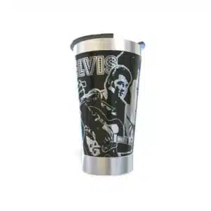 Copo térmico personalizado Copo Termico Elvis Presley com gravação a laser em 360 graus