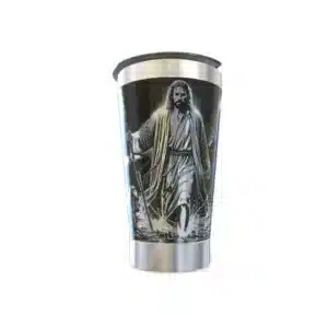 Copo térmico personalizado Copo Termico Jesus Sobre as Aguas com gravação a laser em 360 graus