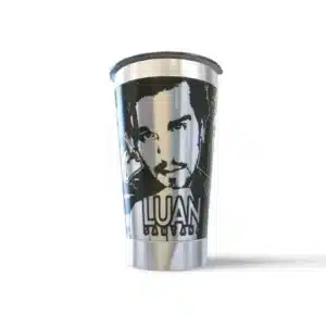 Copo térmico personalizado Copo Termico Luan Santana com gravação a laser em 360 graus