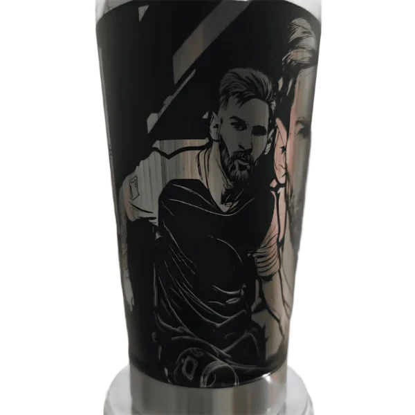 Copo térmico personalizado Copo Termico Messi2 com gravação a laser em 360 graus