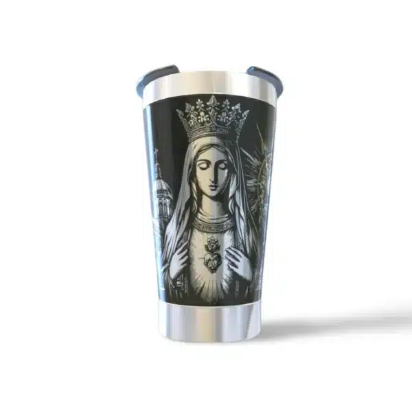 Copo térmico personalizado Copo Termico Nossa Senhora com gravação a laser em 360 graus