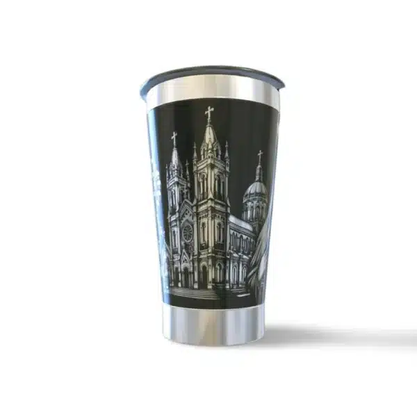 Copo térmico personalizado Copo Termico Nossa Senhora1 com gravação a laser em 360 graus