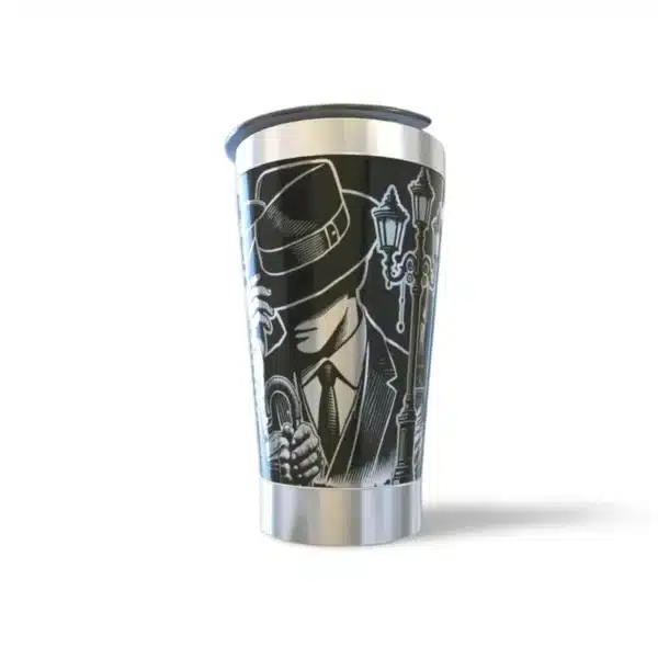 Copo térmico personalizado Copo Termico Umbanda 1 com gravação a laser em 360 graus