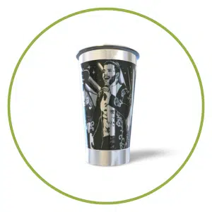 Copo térmico personalizado Design sem nome 99 com gravação a laser em 360 graus