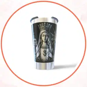 Copo térmico personalizado colecao religiao com gravação a laser em 360 graus