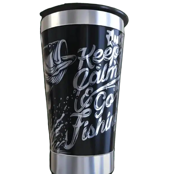 Copo térmico personalizado copo termico personalizado pescaria 2 com gravação a laser em 360 graus