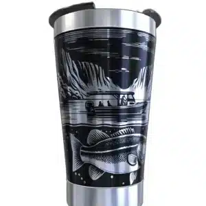 Copo térmico personalizado copo termico pescarias com gravação a laser em 360 graus