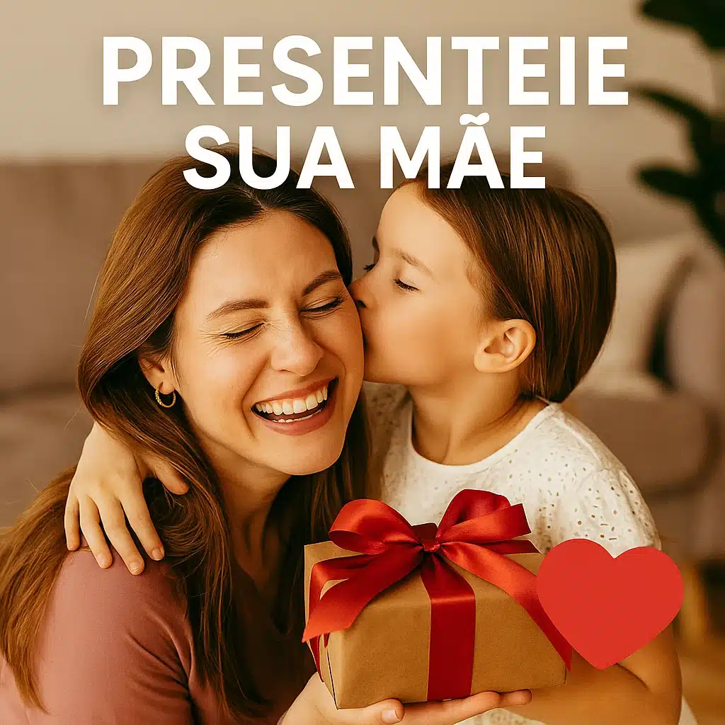 presente dia das mães com gravação a laser em 360 graus