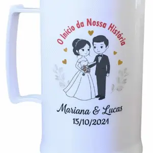 caneca de acrilico
