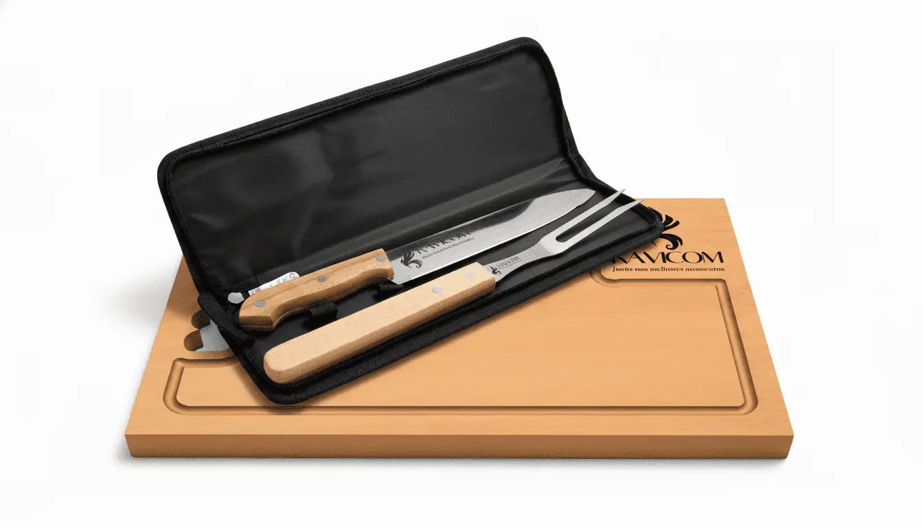 kit churrasco personalizado com maleta